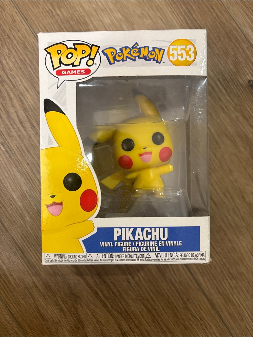 Funko Pikachu Pop! Vinyl Figure - Yellow with Red Cheeks